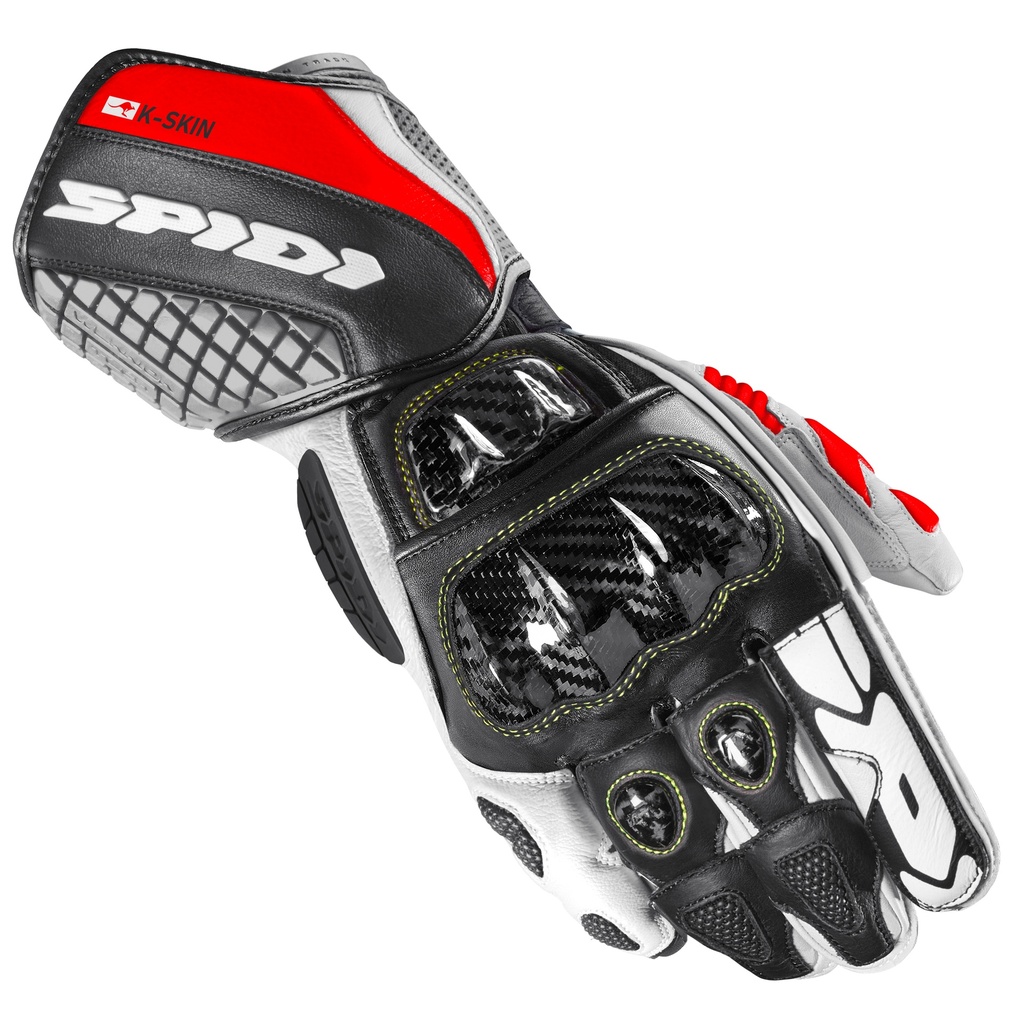 [A216-021-S] Spidi CARBO KANGAROO Black/Red (S)