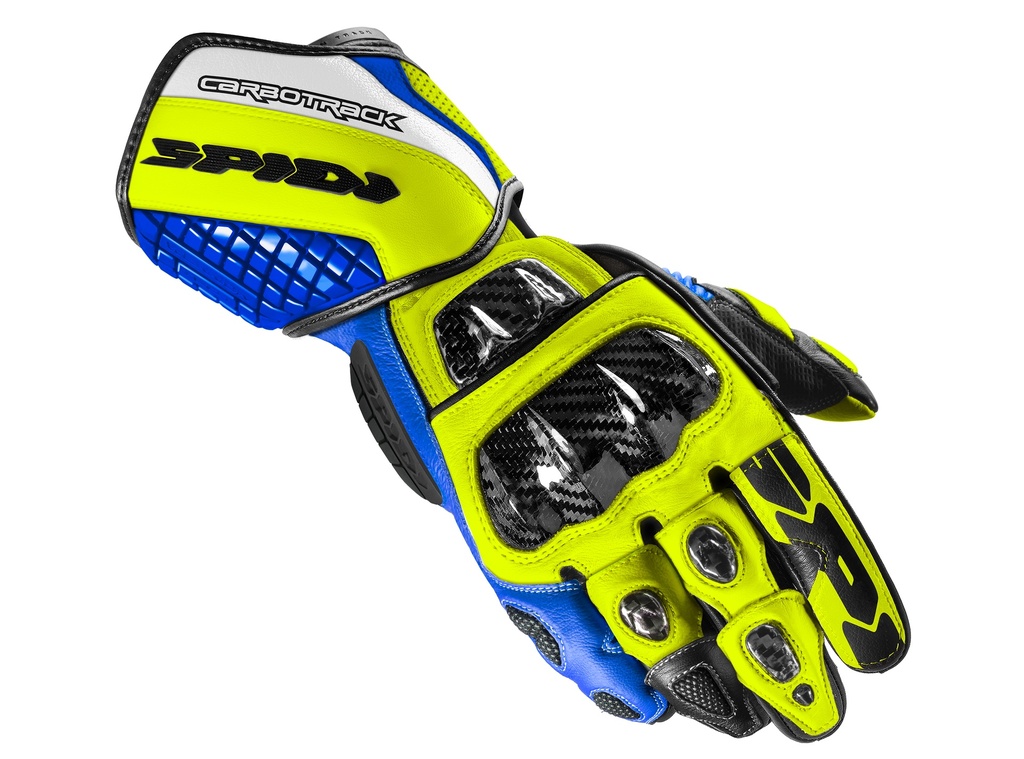 [A203-477-S] Spidi CARBO TRACK EVO Blue/Yellow (S)