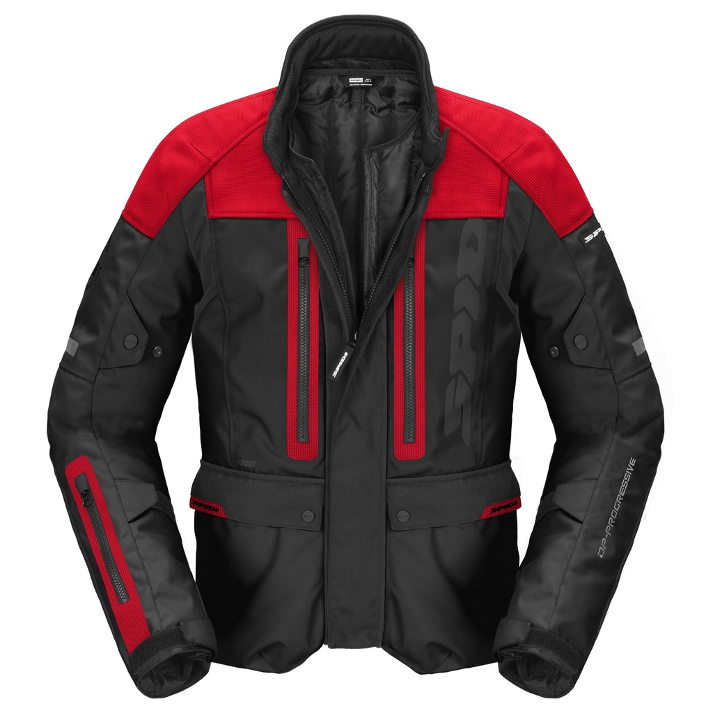 [D317-021-M] Spidi TRAVELER 3 EVO Black/Red (M)