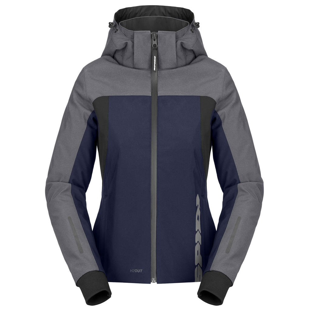 [D302-041-XS] Spidi HOODIE H2OUT II LADY Blue/Silver (XS)