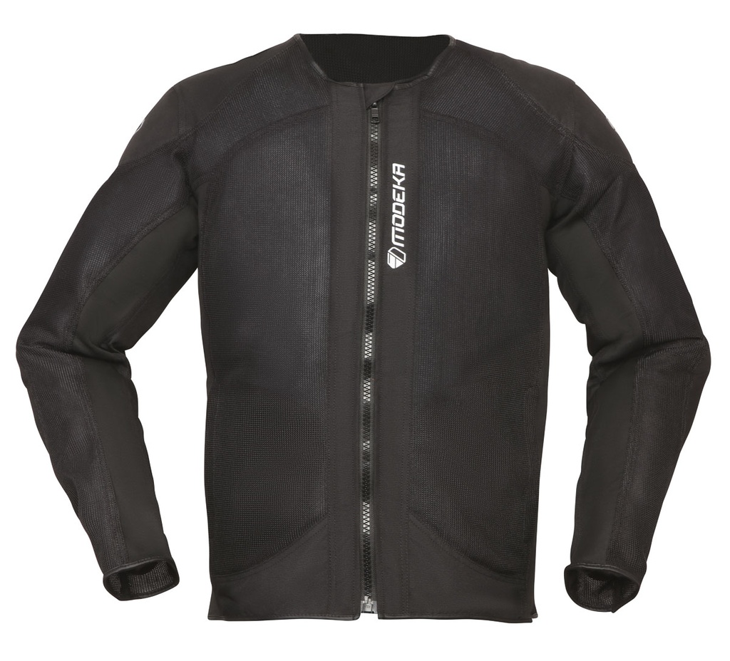 [069870 10 XS] Modeka Shielder protective Jacket Black (XS)