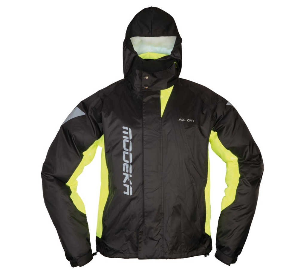 [080291 431 M] Modeka Rain Jacket AX-Dry II Black/Yellow (M)