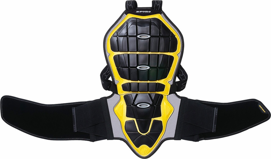 [Z110-016-XS] Spidi BACK WARRIOR 160-170 LADY Black/Yellow (XS)