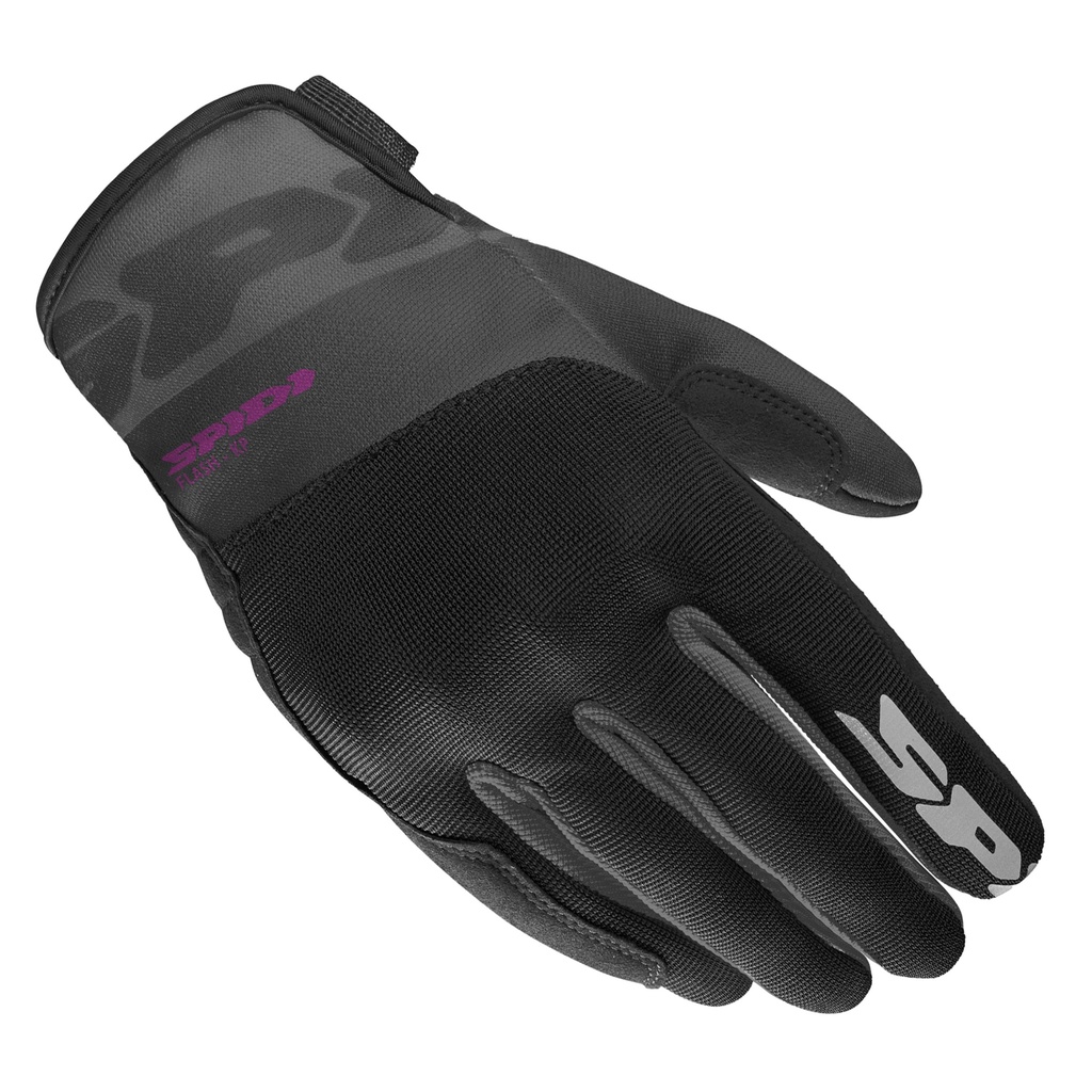 [B119K3-545-XS] Spidi FLASH-KP LADY K3 Black/Fuchsia (XS)