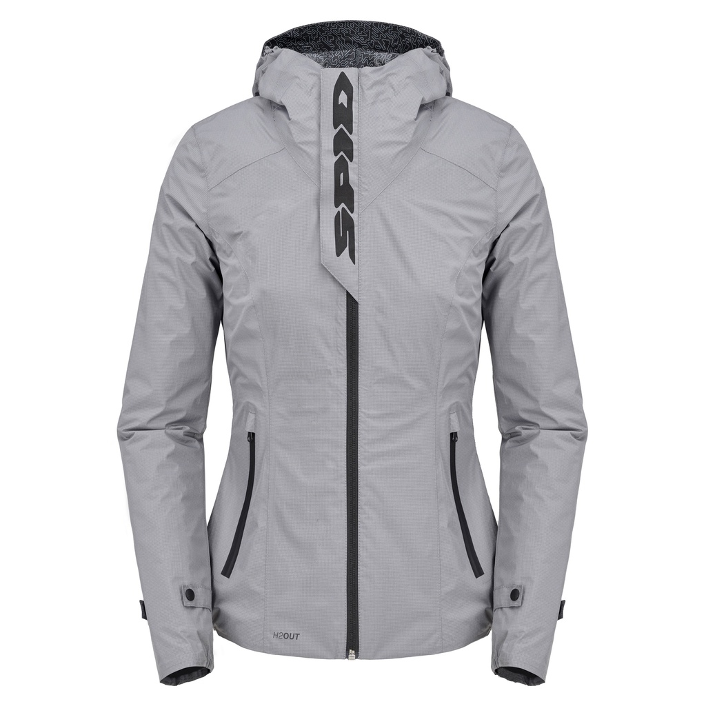 [X99-023-XS] Spidi RAIN HOODIE LADY Grey (XS)