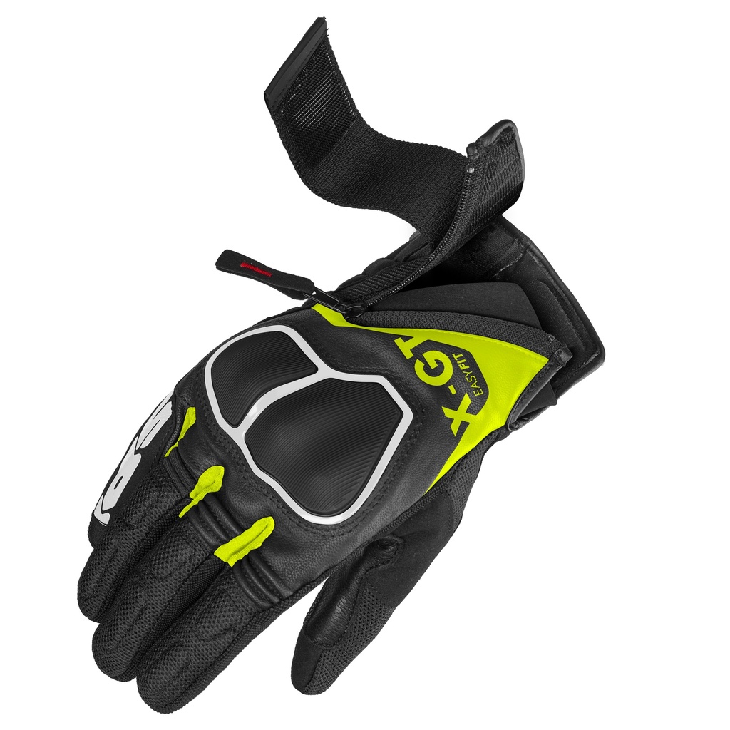 [C115-394-S] Spidi X-GT Black/Fluorescente yellow (S)