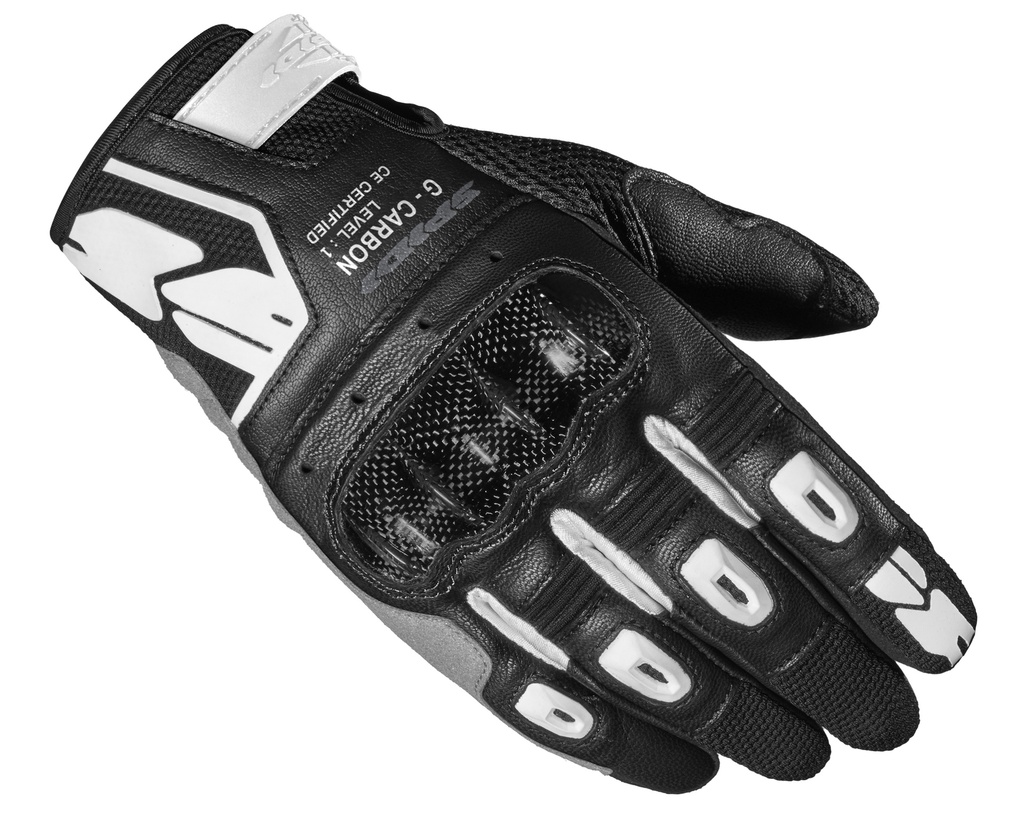 [C92-011-XS] Spidi G-CARBON LADY Black/White (XS)
