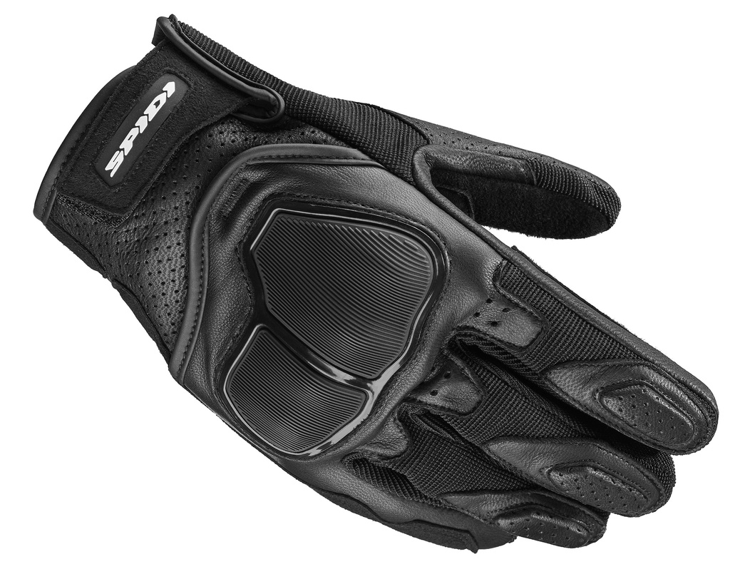 [A223-026-S] Spidi NKD LEATHER GLOVES Black (S)