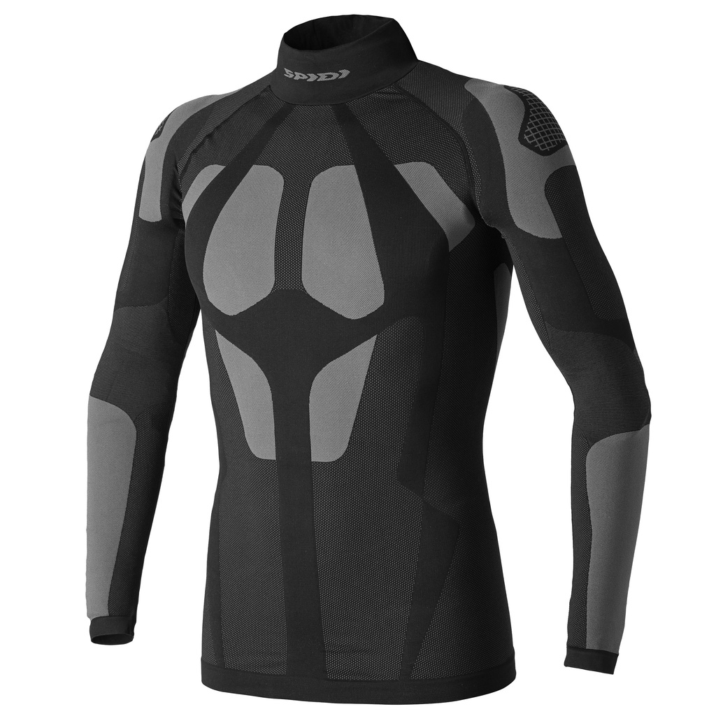 [L77-010-2X3] Spidi SEAMLESS SHIRT Black/Grey (2XL)