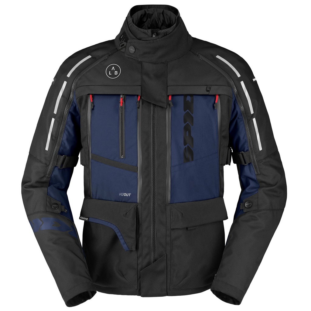 [D334-022-S] Spidi 4 SEASON V3 Black/Blue (S)