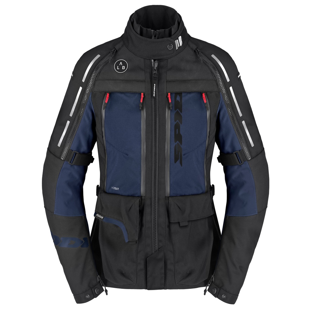 [D335-022-XS] Spidi 4 SEASON V3 LADY Black/Blue (XS)