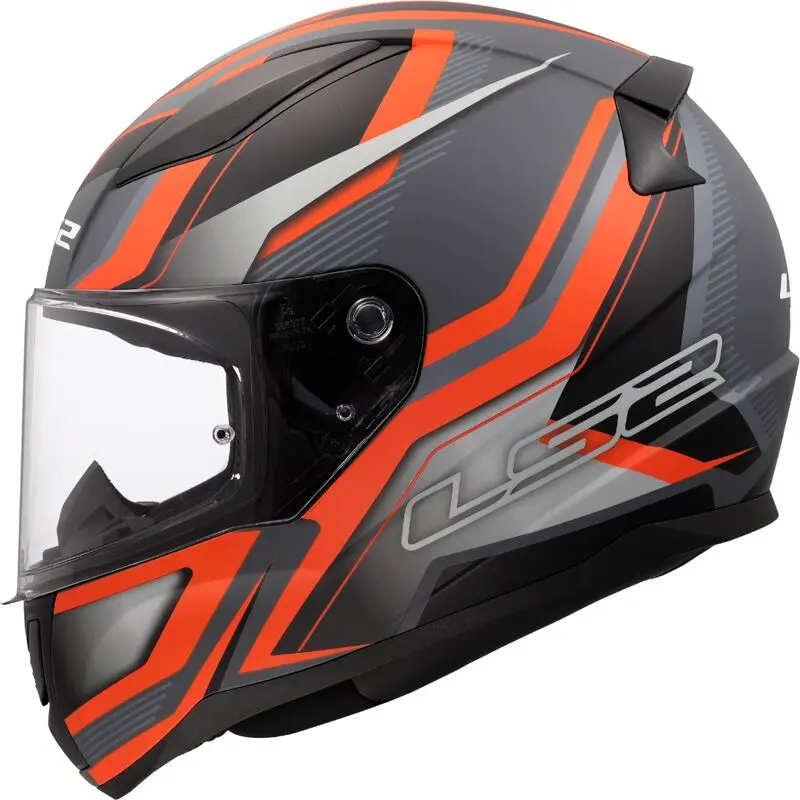 [163534965XS] LS2 FF353 Rapid II Flitz Orange Grey-06 (XS)