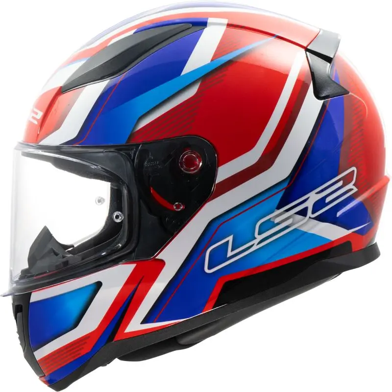 [163534932XS] LS2 FF353 Rapid II Flitz White Blue Red-06 (XS)