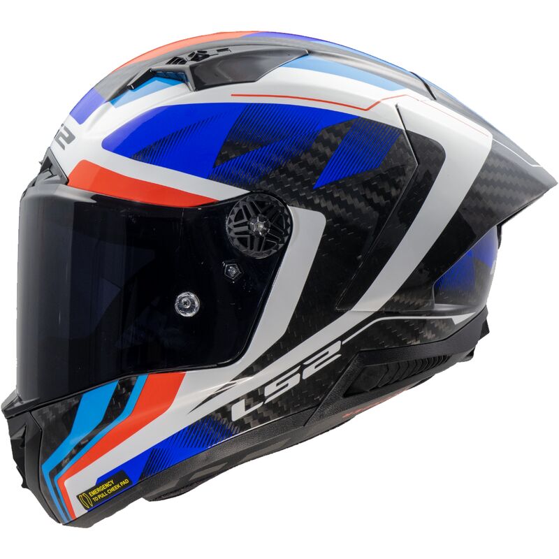[168055726XS] LS2 FF805 Thunder Gp Aero Raute Blue Red-06 (XS)
