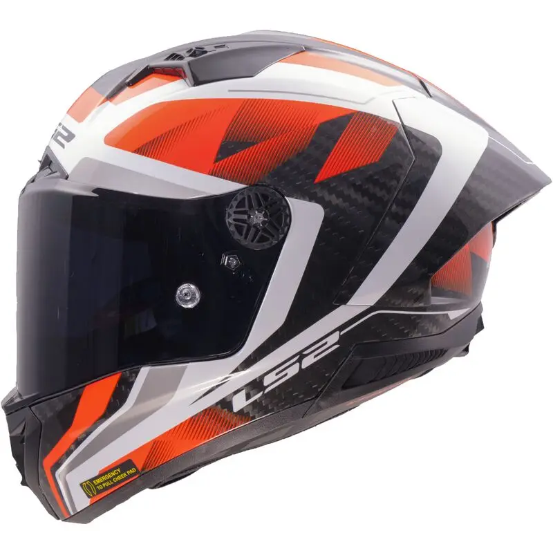 [168055732XS] LS2 FF805 Thunder Gp Aero Raute White Red-06 (XS)