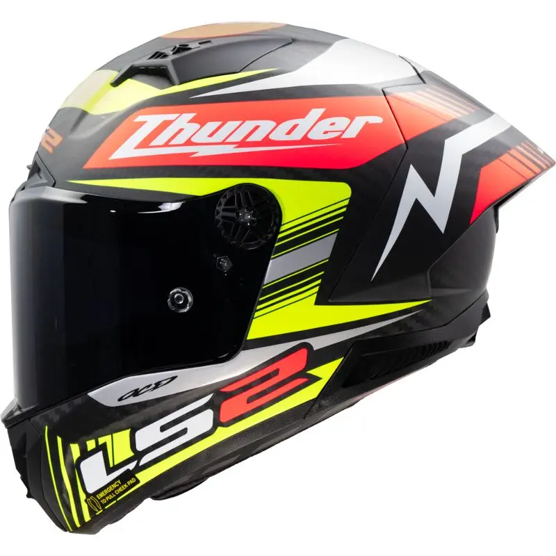 [168059931XS] LS2 FF805 Thunder Gp Aero Replica Black-06 (XS)