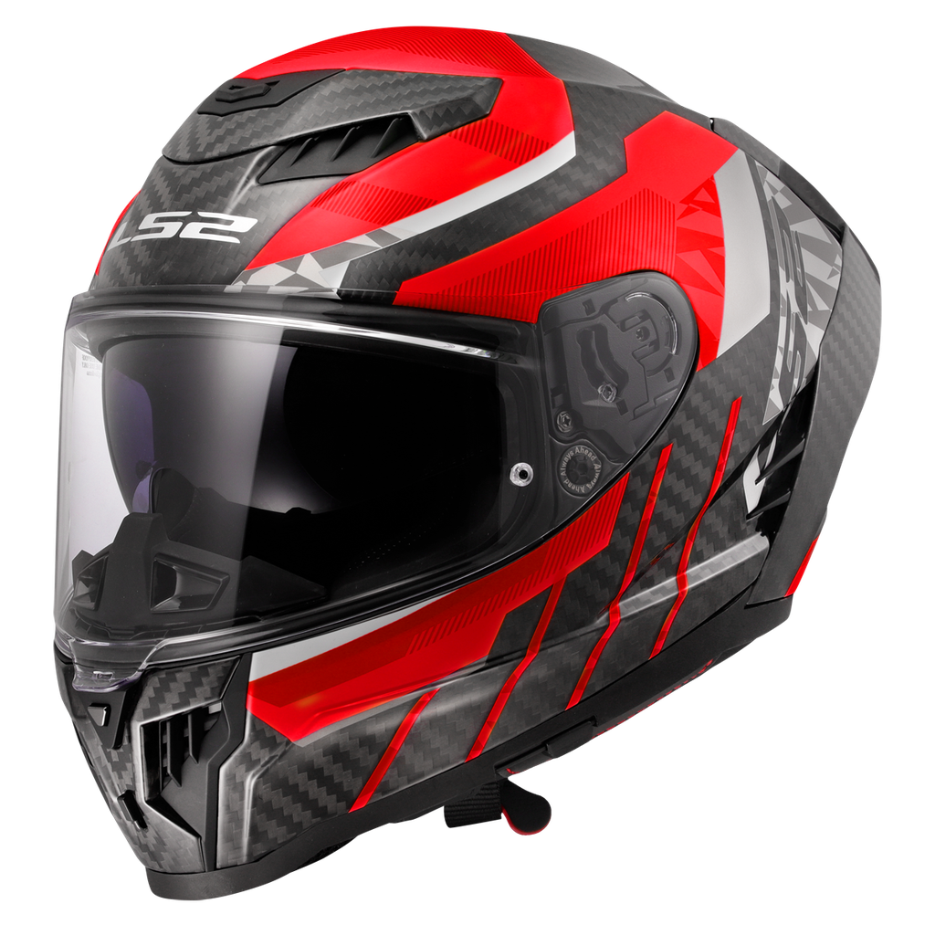 [168075232XS] LS2 FF807 DRAGON TRAX RED (XS)