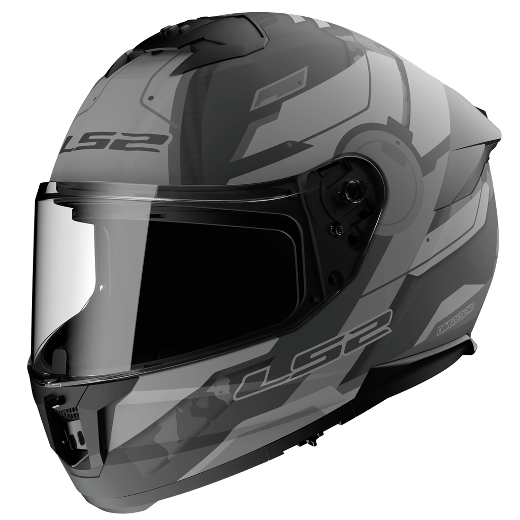[168082507XS] LS2 FF808 STREAM II SHADOW M.TITANIUM GREY-06 (XS)