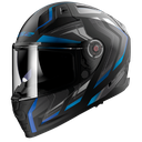 LS2 FF811 VECTOR II ALIZER M.BLACK BLUE-06
