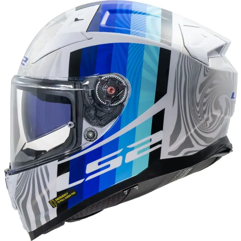 LS2 FF811 Vector II Freedom White Silver-06