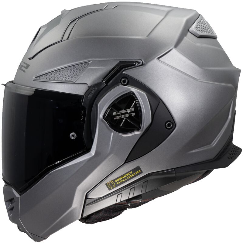 [569011007XS] LS2 FF901 Advant X Solid Matt Titanium-06 (XS)