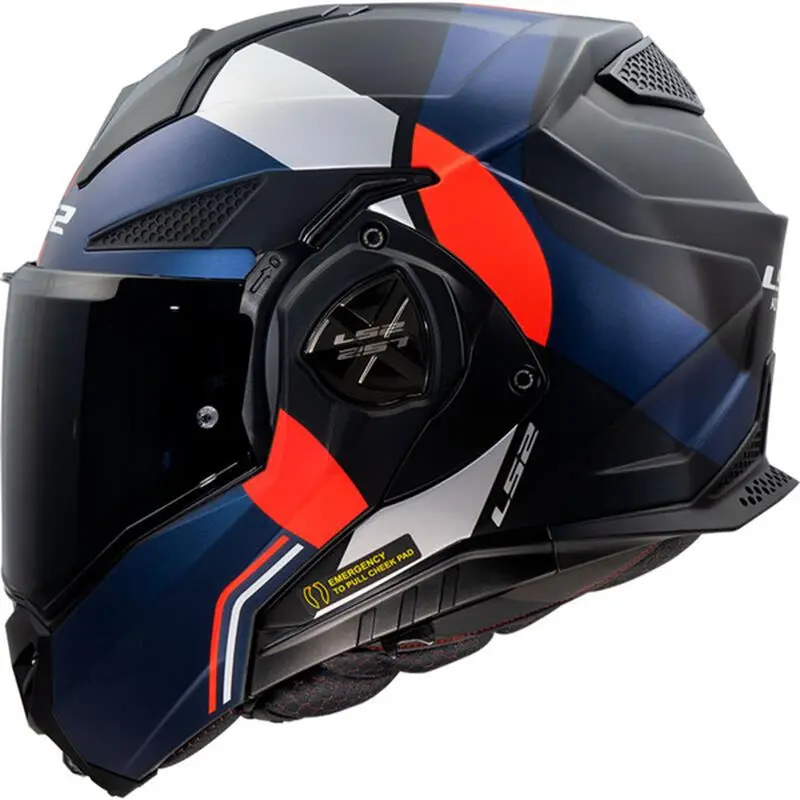 [569012425XS] LS2 FF901 Advant X Ultra Blue Red-06 (XS)