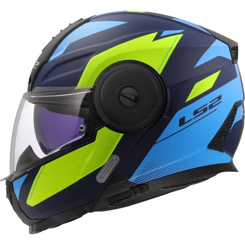 [569022525XS] LS2 FF902 Scope II Duria Blue H-Vis Yellow-06 (XS)