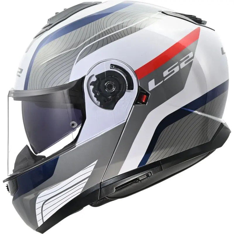 [569082202XS] LS2 FF908 STROBE II MONZA WHITE BLUE RED-06 (XS)