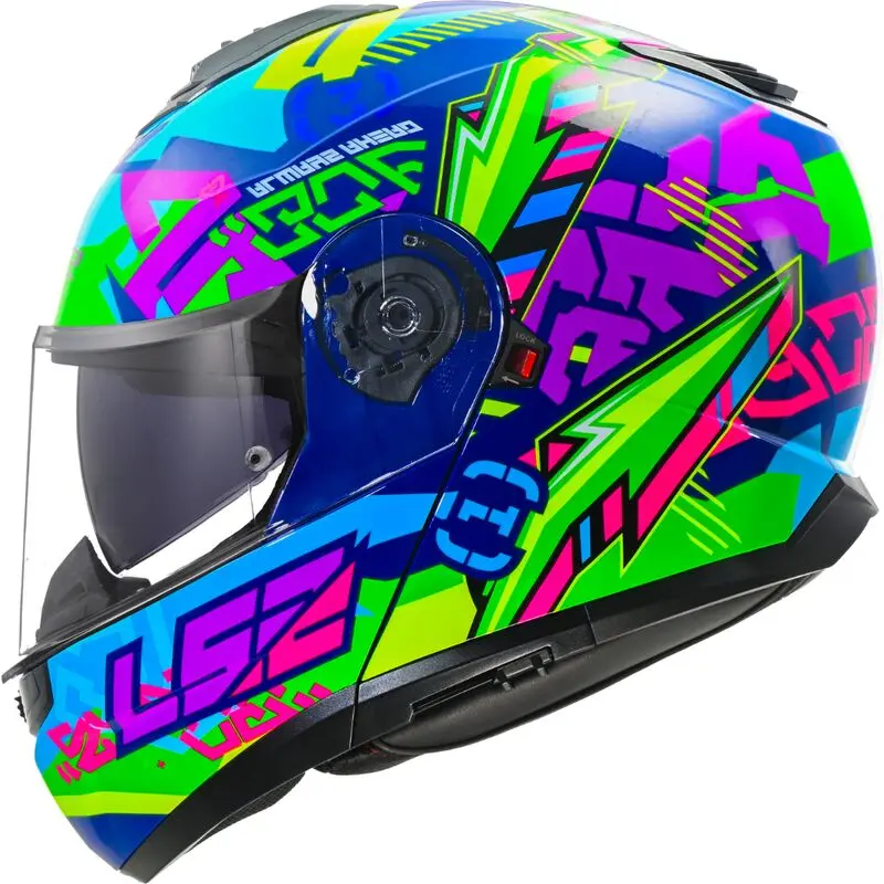 [569082560XS] LS2 FF908 STROBE II SVENT BLUE GREEN-06 (XS)