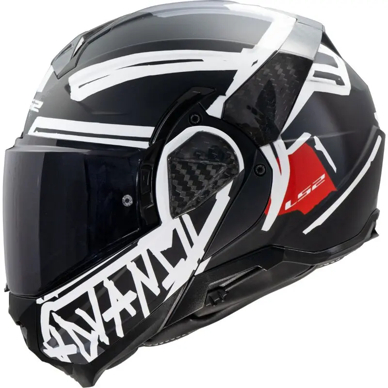 [569102211XS] LS2 FF910 Advant II Tape Black (XS)