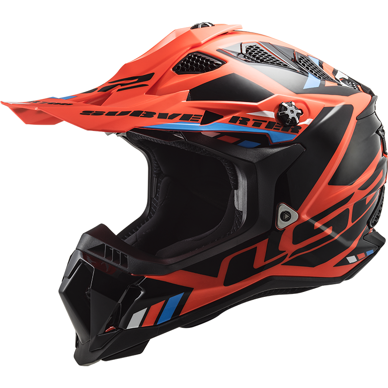 [467003052XS] LS2 MX700 SUBVERTER STOMP FLUO ORANGE BLACK-06 (XS)