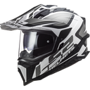 LS2 MX701 EXPLORER ALTER MATT BLACK WHITE-06