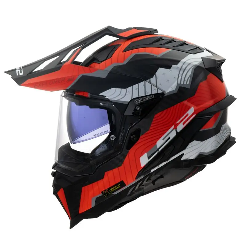 [467016531XS] LS2 MX701 Explorer C Trick White Red-06 (XS)