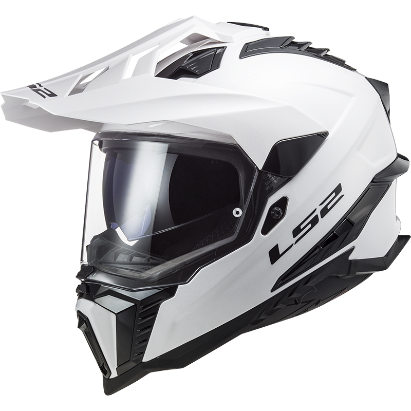[467011002XS] LS2 MX701 EXPLORER SOLID WHITE-06 (XS)