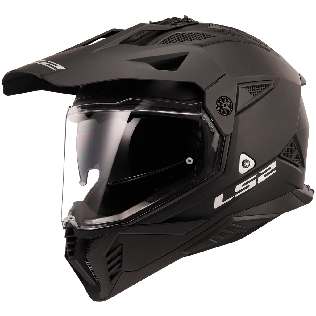 [467021011XS] LS2 MX702 PIONEER II MATT BLACK-06 (XS)