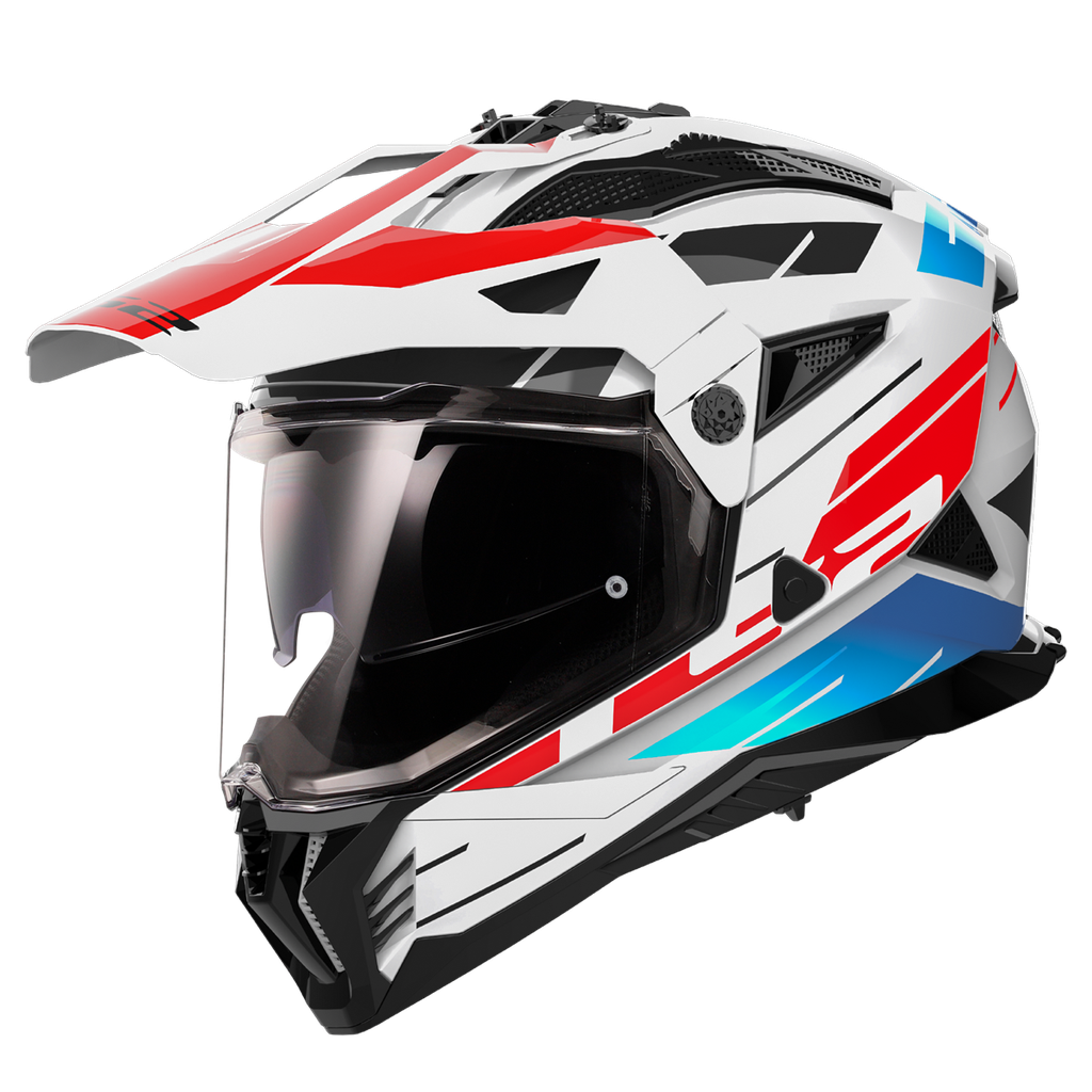 [467022102XS] LS2 MX702 PIONEER II NAMIB WHITE BLUE RED-06 (XS)