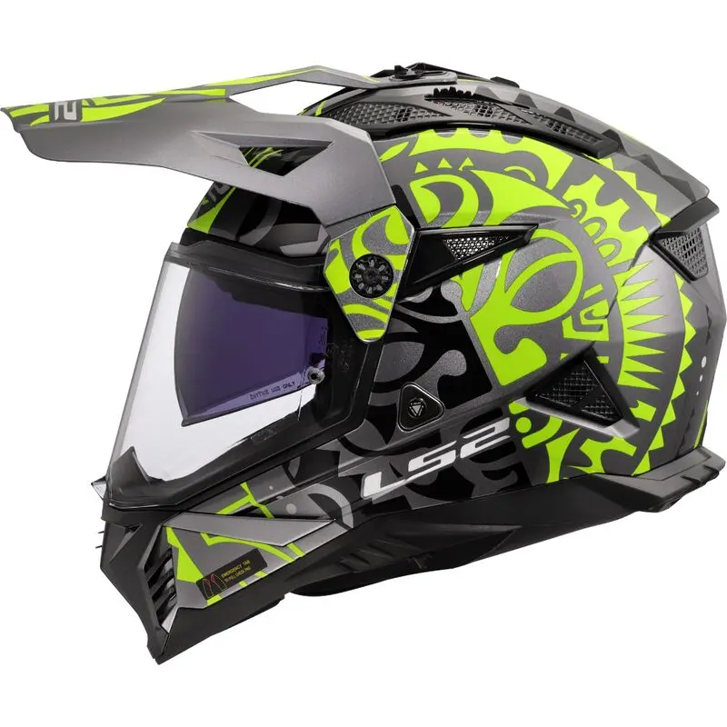 [467022654XS] LS2 MX702 Pioneer II Rangi H-Vis Yellow-06 (XS)