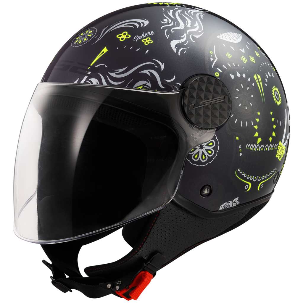 [365587354XS] LS2 OF558 SPHERE LUX II MAXCA BLACK H-V YELLOW-06 (XS)