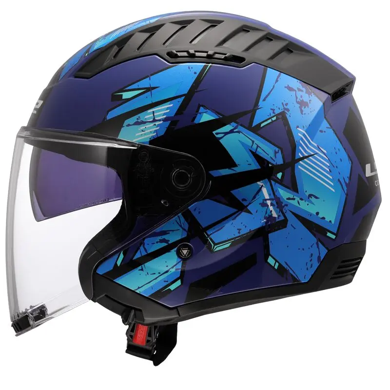 [366002426XS] LS2 OF600 Copter II Kanji Blue-06 (XS)
