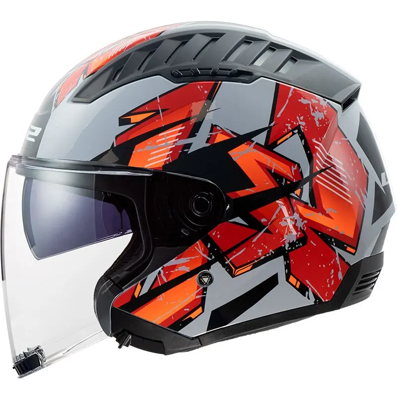 [366002432XS] LS2 OF600 Copter II Kanji Light Grey-06 (XS)