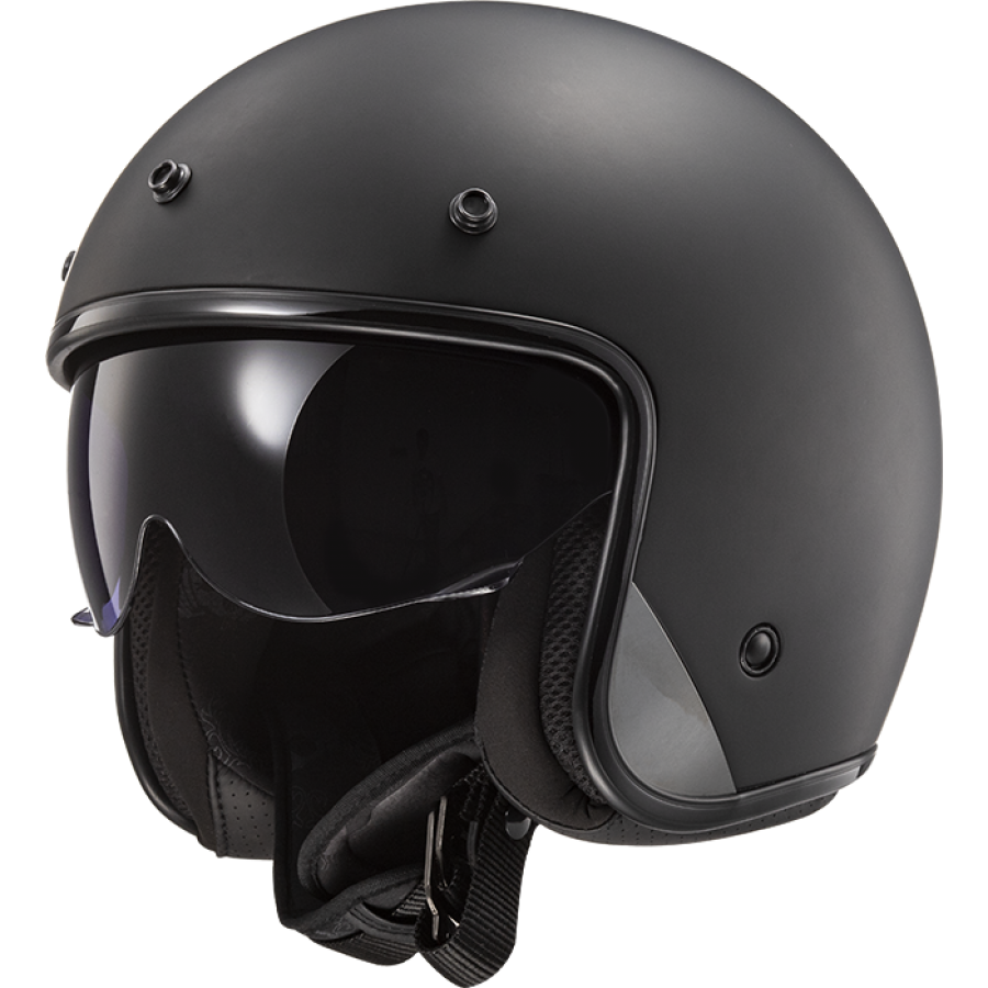 [366011011XS] LS2 OF601 BOB II SOLID MATT BLACK-06 (XS)