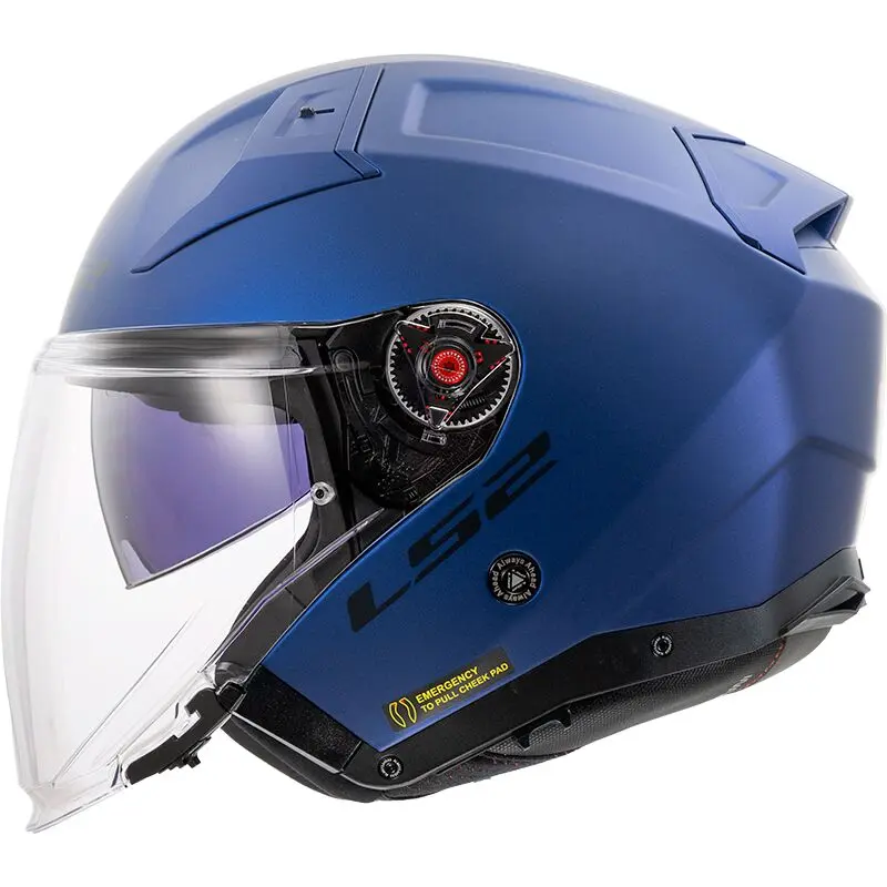 [366031023XS] LS2 OF603 Infinity II Solid Navy Blue-06 (XS)