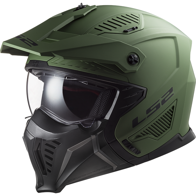[366061061XS] LS2 OF606 DRIFTER SOLID MATT MILITARY GREEN-06 (XS)