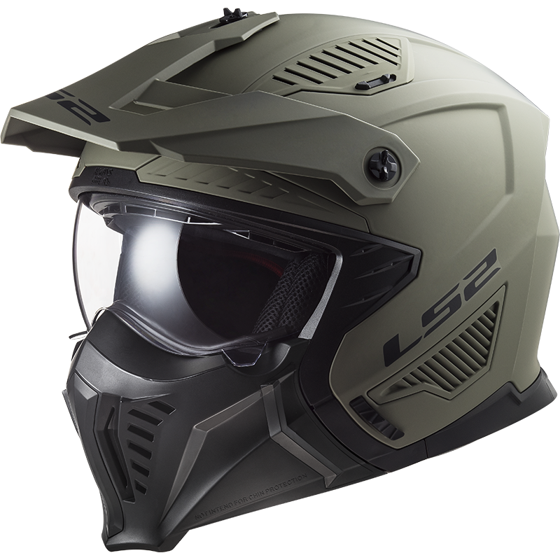 [366061017XS] LS2 OF606 DRIFTER SOLID MATT SAND OLIVE-06 (XS)