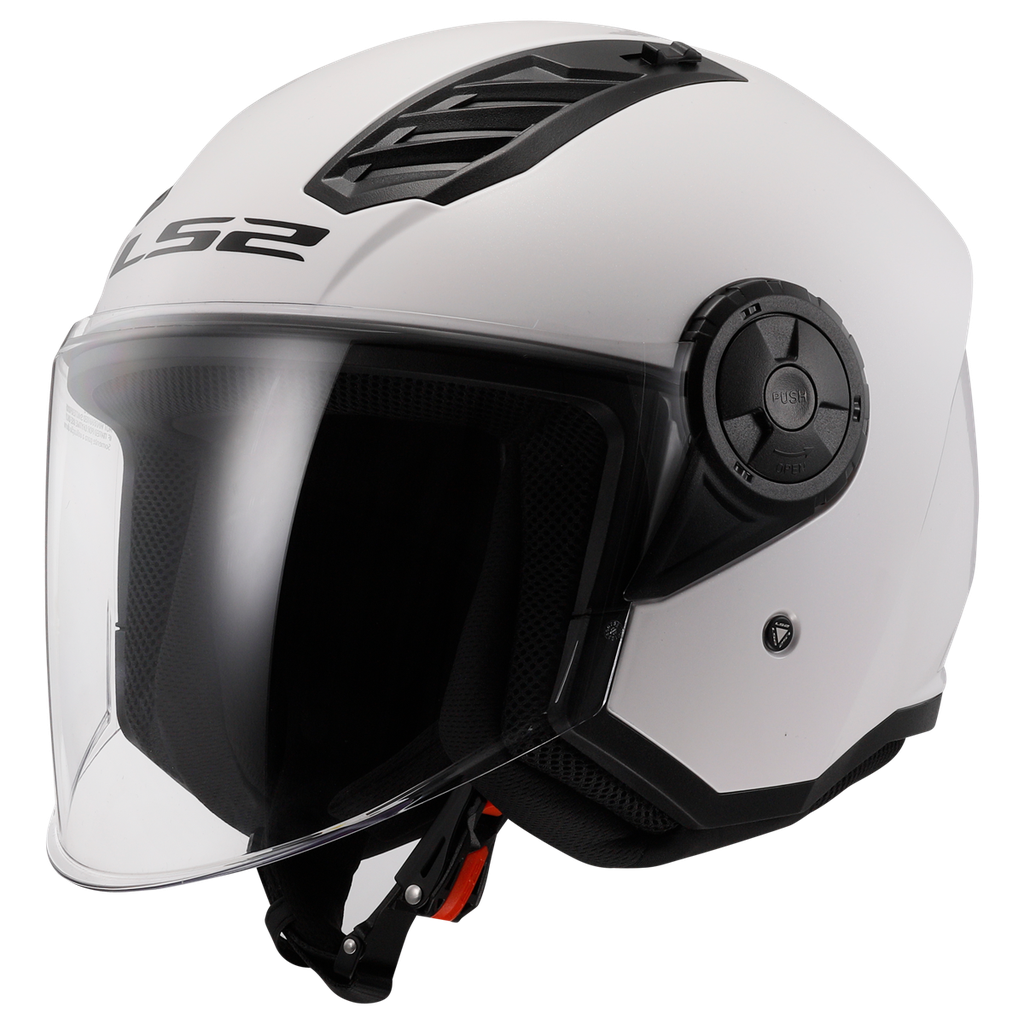 [366161002XS] LS2 OF616 AIRFLOW II SOLID GLOSS WHITE-06 (XS)