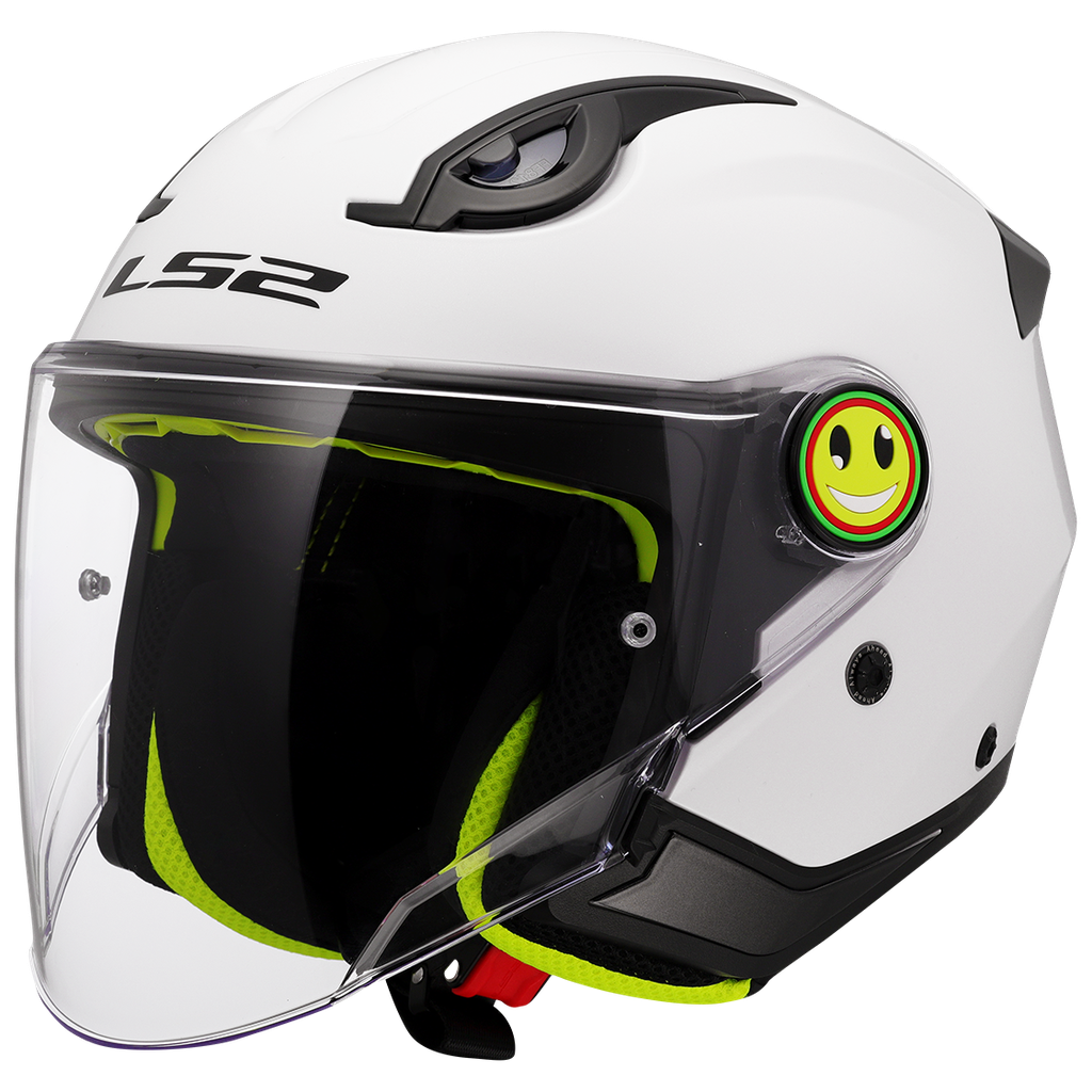 [366221002S] LS2 OF622 FUNNY II SOLID WHITE (S)