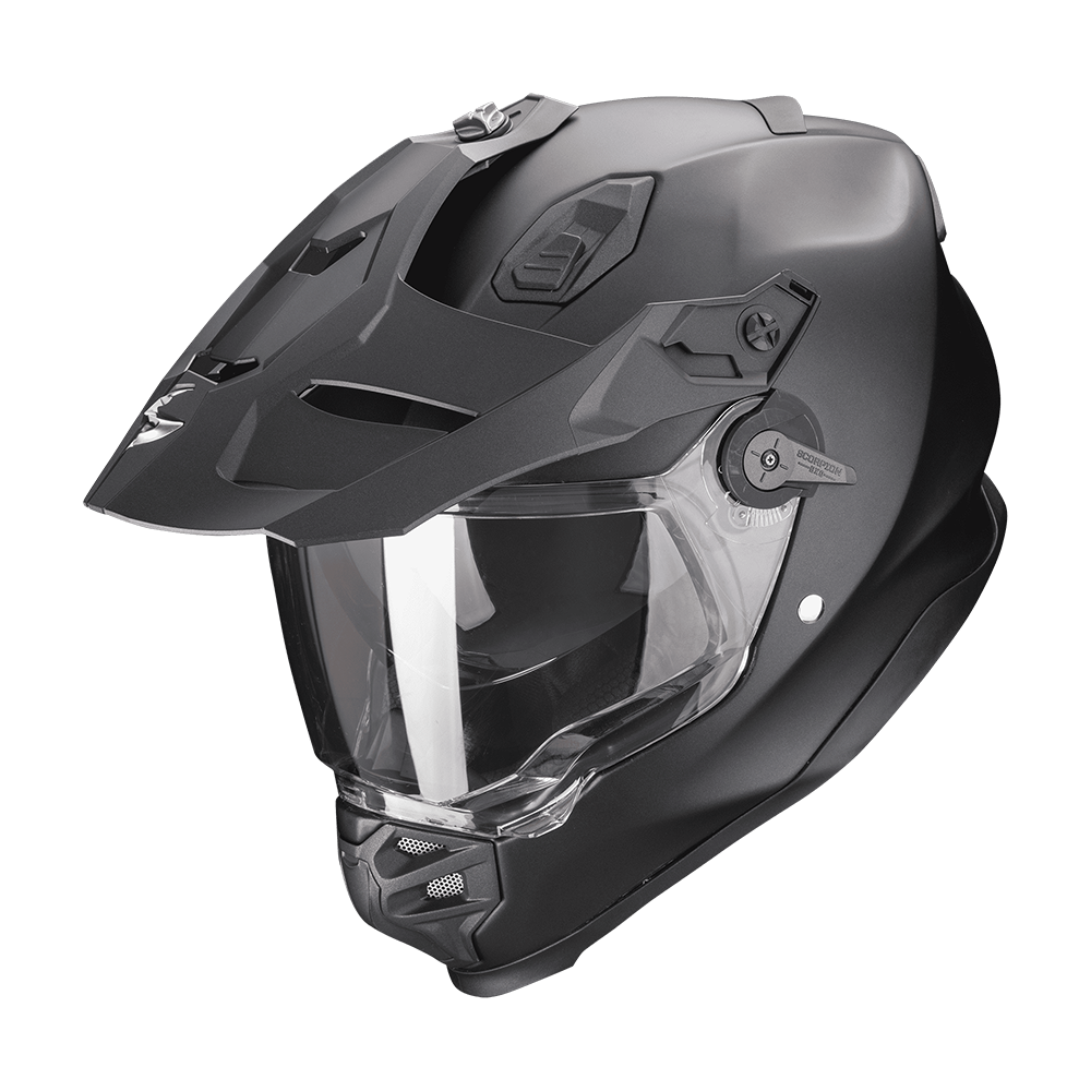 [184-100-285-02] Scorpion Adf-9000 Air Solid Matt pearl black (XS)