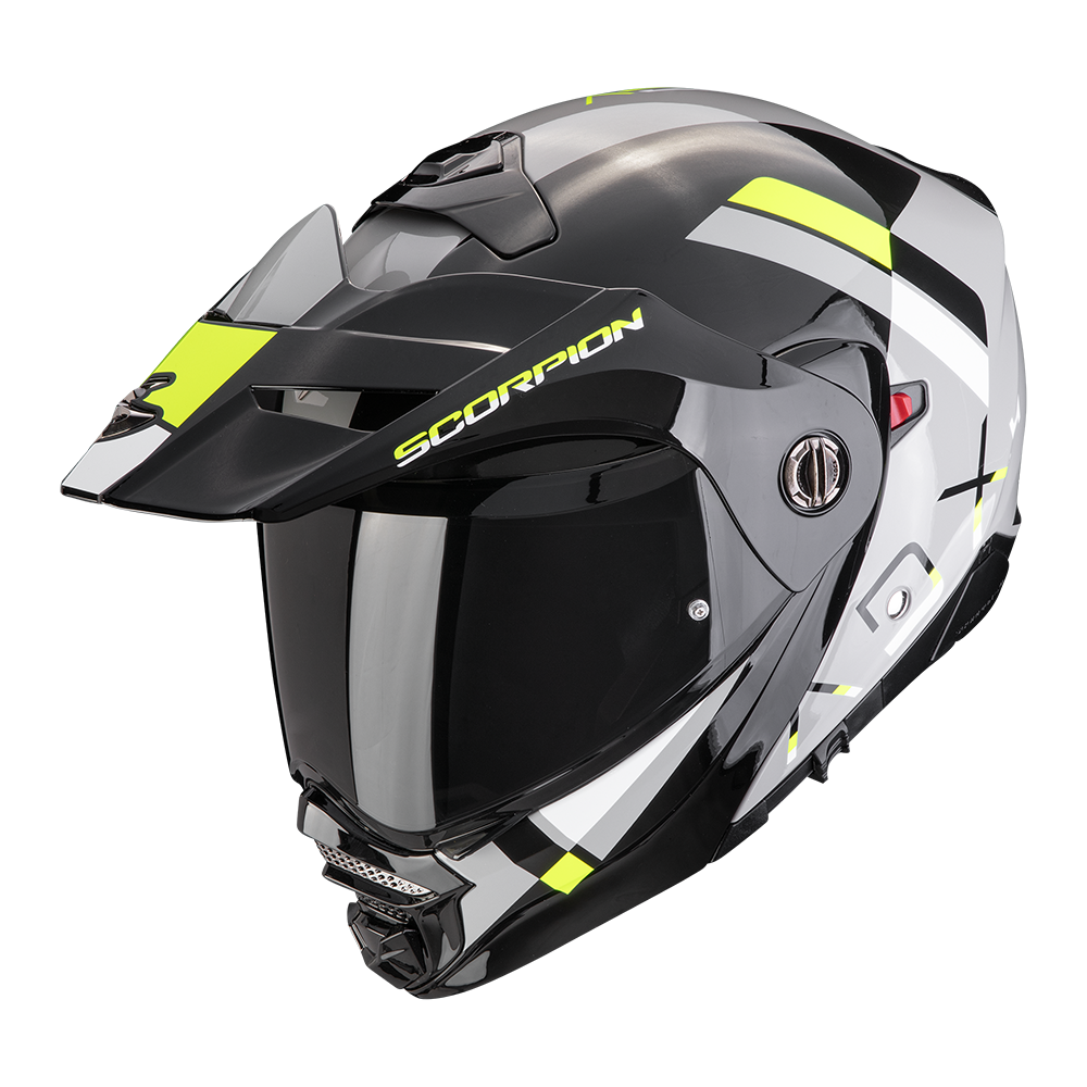 [89-455-290-02] Scorpion  Adx-2 Galane Grey-Black-Neon Yellow (XS)