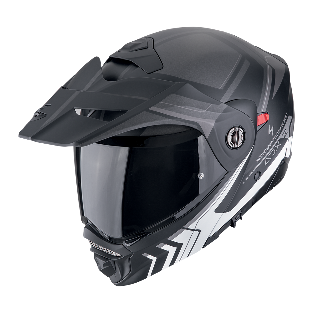 [89-504-159-02] Scorpion Adx-2 Lewis Matt Black-Silver (XS)