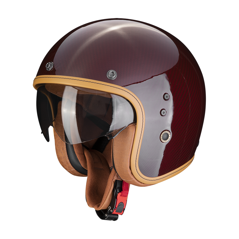 [78-261-01-02] Scorpion  Belfast Evo Carbon Solid Red (XS)